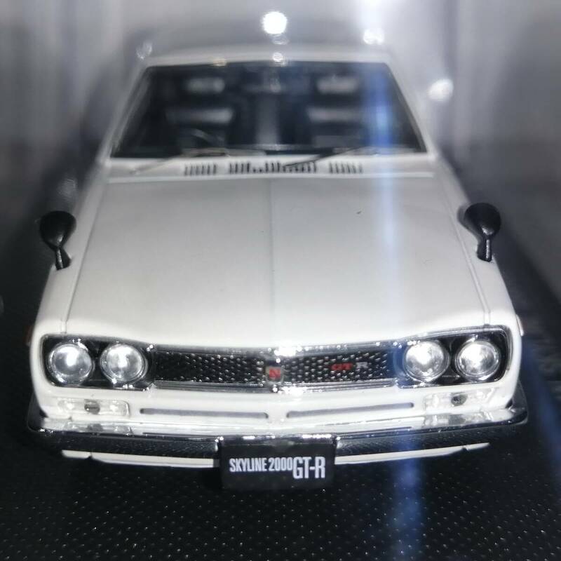 エブロ EBBRO 1/43 NISSAN SKYLINE 日産 スカイライン 2000 GT-R GTR ハコスカ WHITE 検 オートアート ミニチャンプス 京商