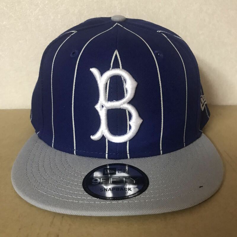 NEW ERA × MLB BROOKLYN DODGERS (LOS ANGELS DODGERS) THROWBACK 9FIFTY SNAPBACK HAT 未使用(出品の為に開封) NCNR