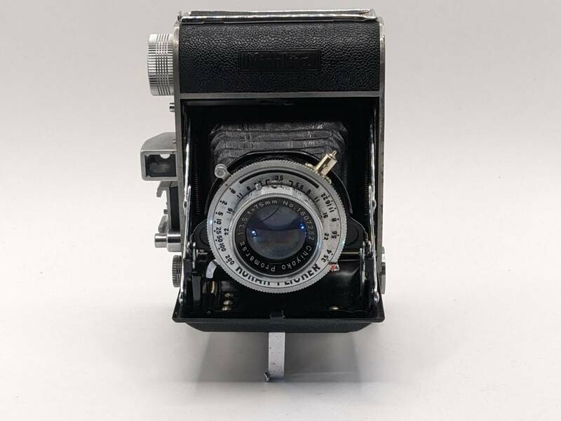 ★シャッターＯＫ★ Minolta ミノルタ KONAN-FLICKER Chiyoko Promar.s.II 1:3.5 f=75mm 蛇腹カメラ #996