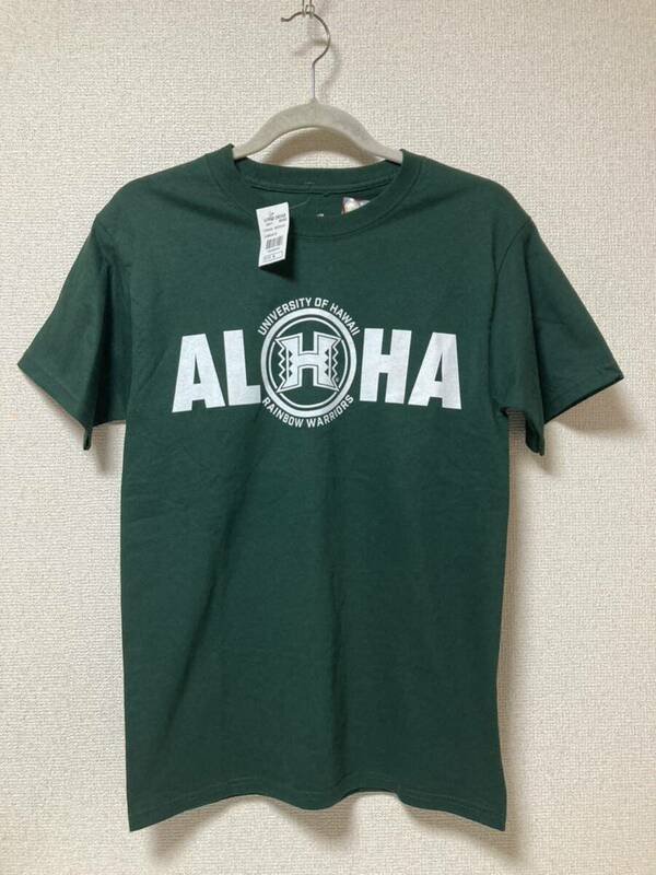 タグ付き 新品未使用 Hanes ヘインズ ハワイ大学 Tシャツ サイズS UNIVERSITY OF HAWAII