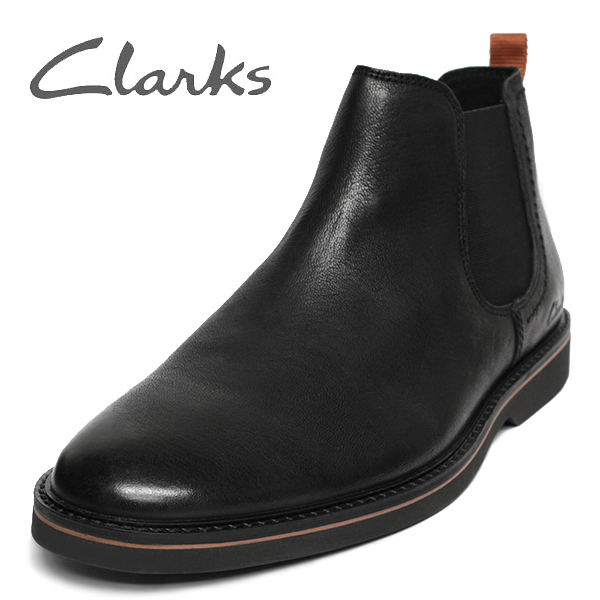 クラークス 靴 メンズ ブーツ サイドゴア 9 1/2M(約27.5cm) CLARKS ATTICUS LT TOP 新品