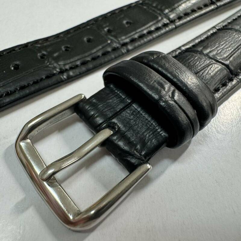 定形外送料120円～　18mm ベルト　腕時計　レザーベルト　 革ベルト　watch leather bracelet 型押し　7