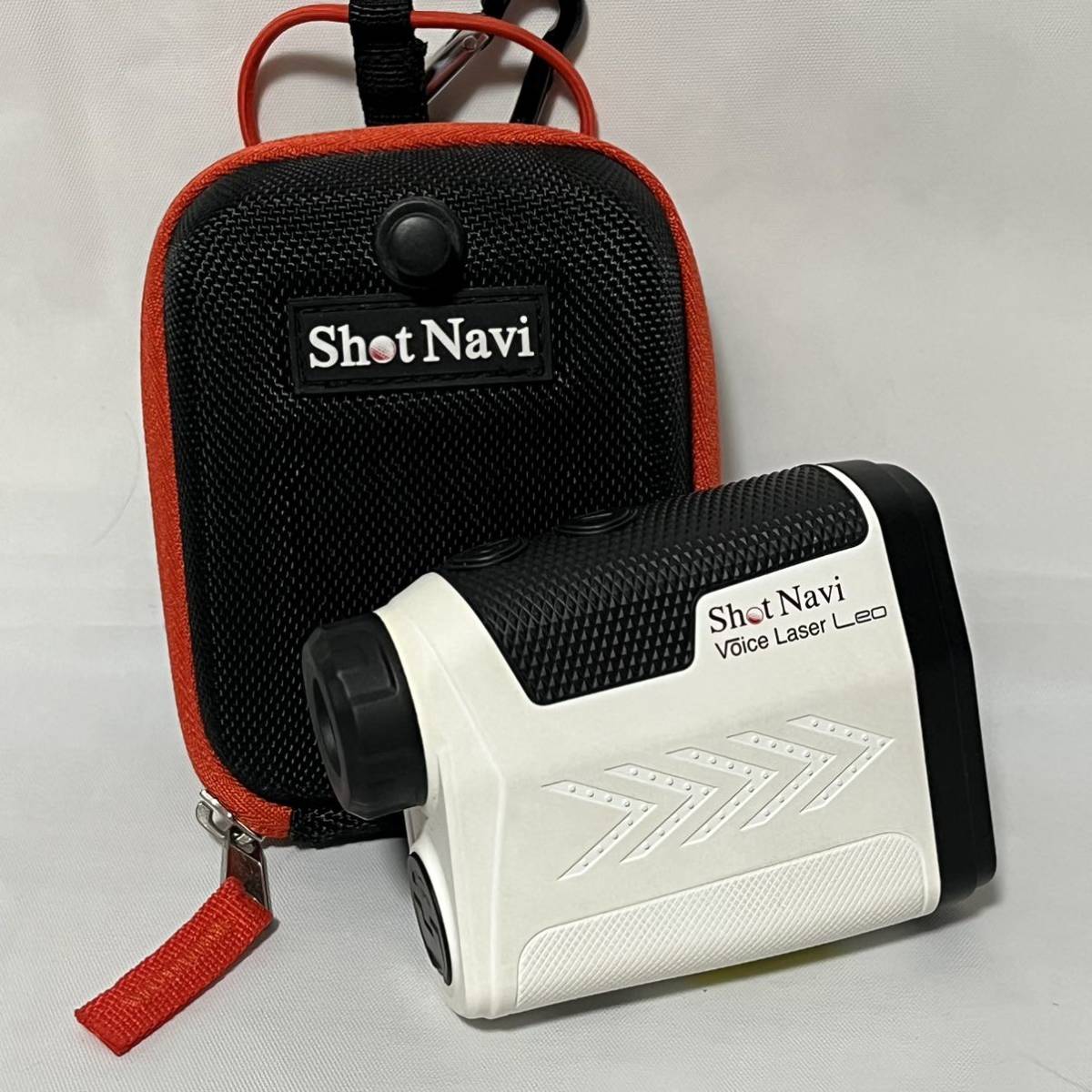 ゴルフ　距離計測器　ショットナビボイスレーザーレオ　動作ボタン距離表示確認済