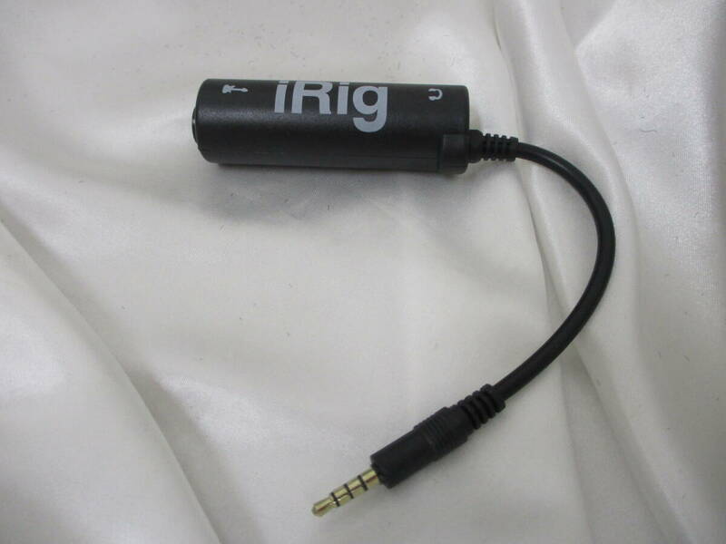 IK Multimedia Amplitube iRig BOX-IRIG-0003 マイク入力端子用 インピーダンス変換 iRig スマホ iPhone Padにギターを接続 マルチメディア