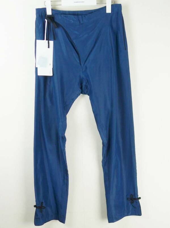レア☆送料無料☆ソロイスト 17SS kimojama pants typeⅠ パジャマパンツ キモジャマ44 ブルー ナンバーナイン セットアップのシャツあり