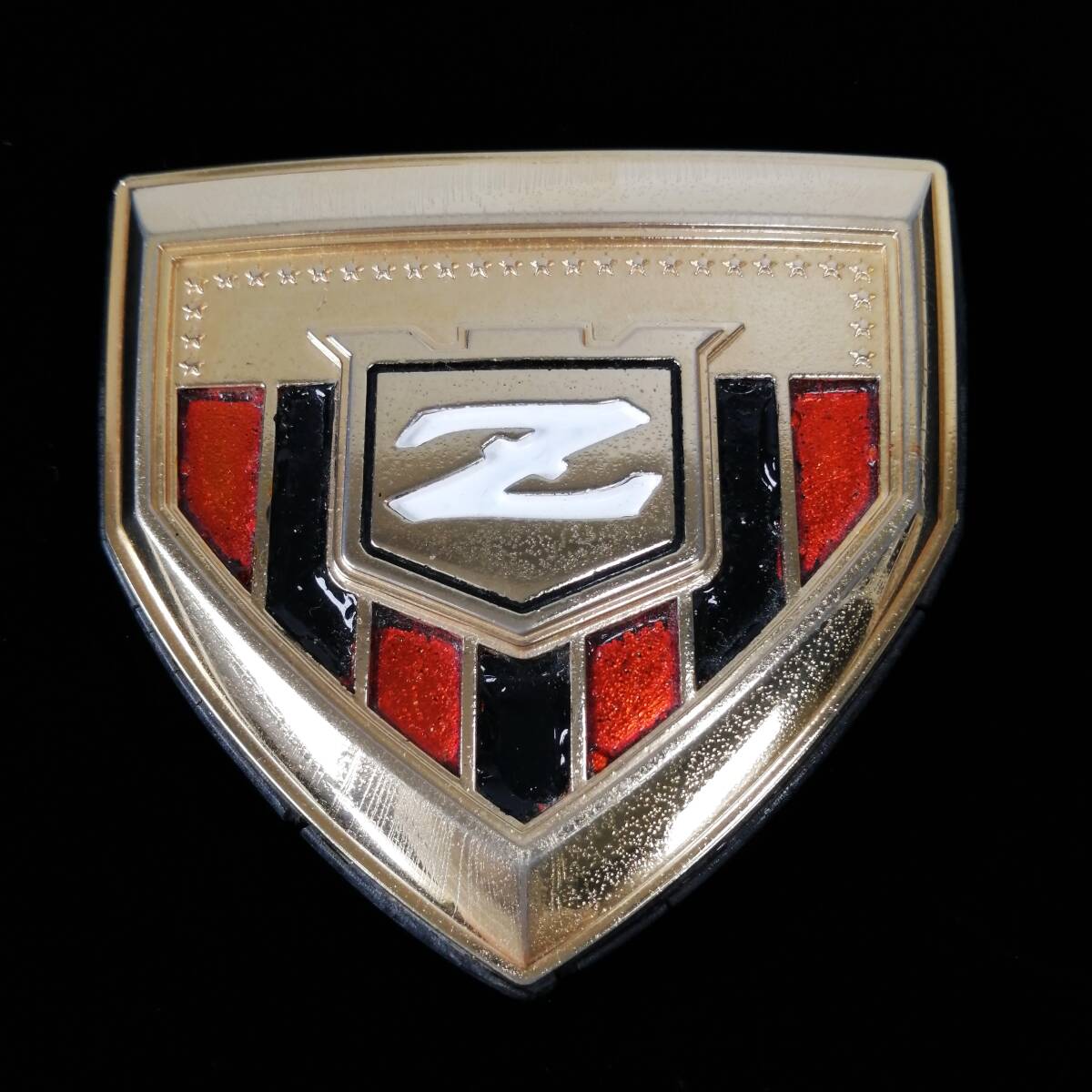 純正 希少 NISSAN フェアレディZ エンブレム 65880 P6500 フロント ボンネット S130Z 280ZX Z32 日産 FAIRLADY Z ゴールド系 