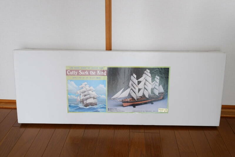 【未組立】WOODY JOE ウッディージョー 1/80 木製帆船模型 カティーサーク ザ・キング