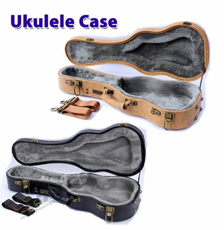 Ukulele Case ウクレレケース ウクレレ 楽器 ケース バッグ 木製ケース リュック ソプラノ コンサート クッション
