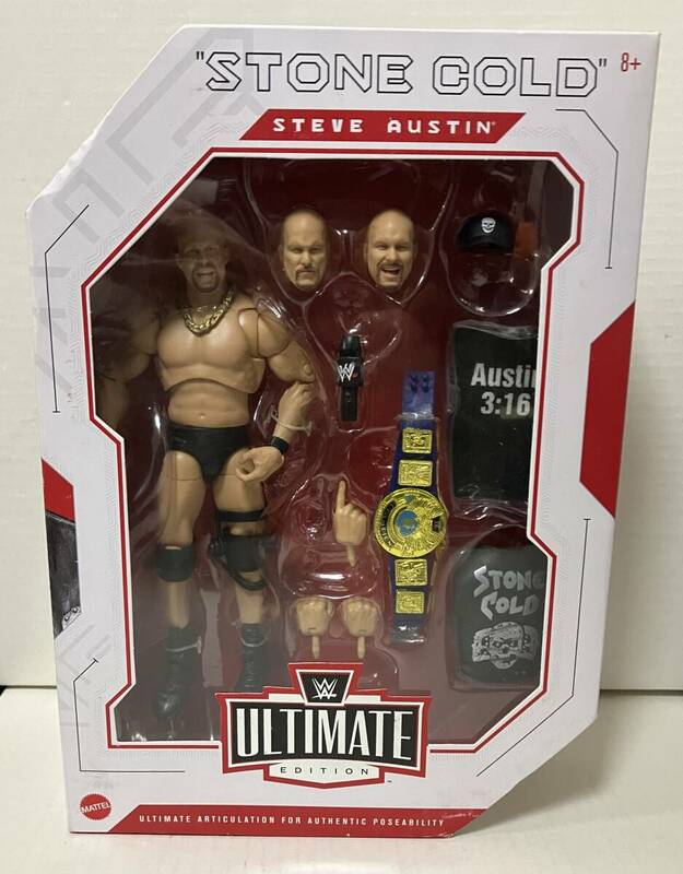 WWE Mattel Elite Ultimate Stone Cold Steve Austinストーン・コールド・スティーブ・オースチン マテル プロレスフィギュア WWF 新品