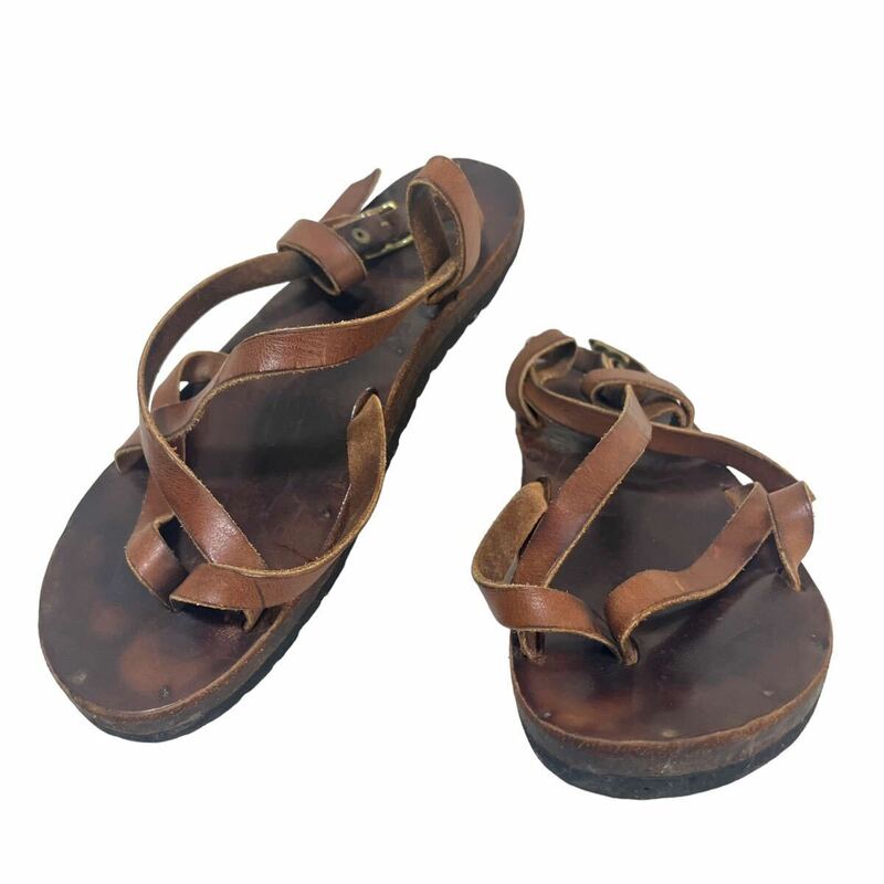 BIRKENSTOCK(ビルケンシュトック) レザーサンダル アジャスター ブラウン 24~25cm相当