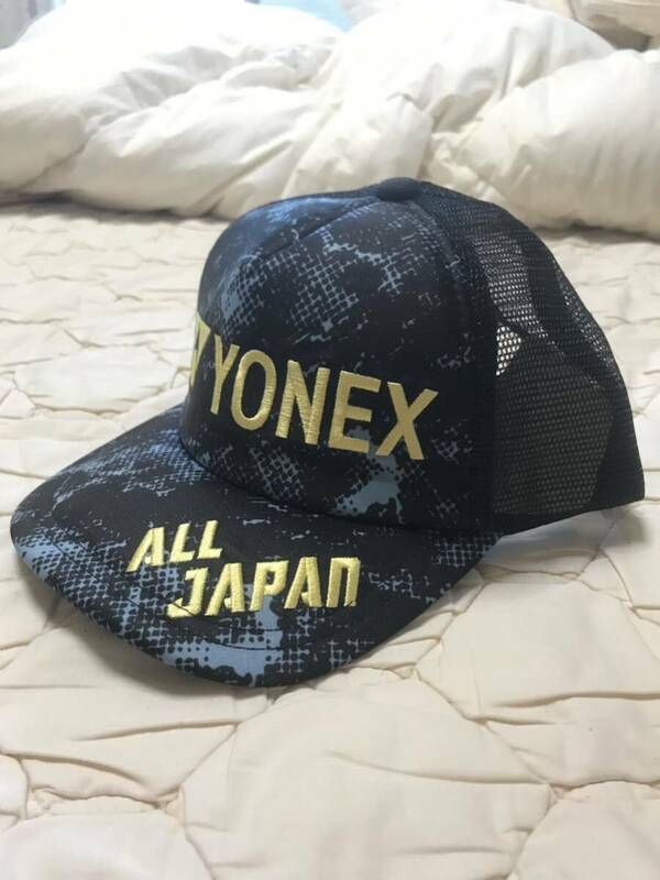 1個限定 最新　オールジャパン　ALL JAPAN　YONEX　ヨネックス　限定キャップ 　2020春　ブラック　YOS24002