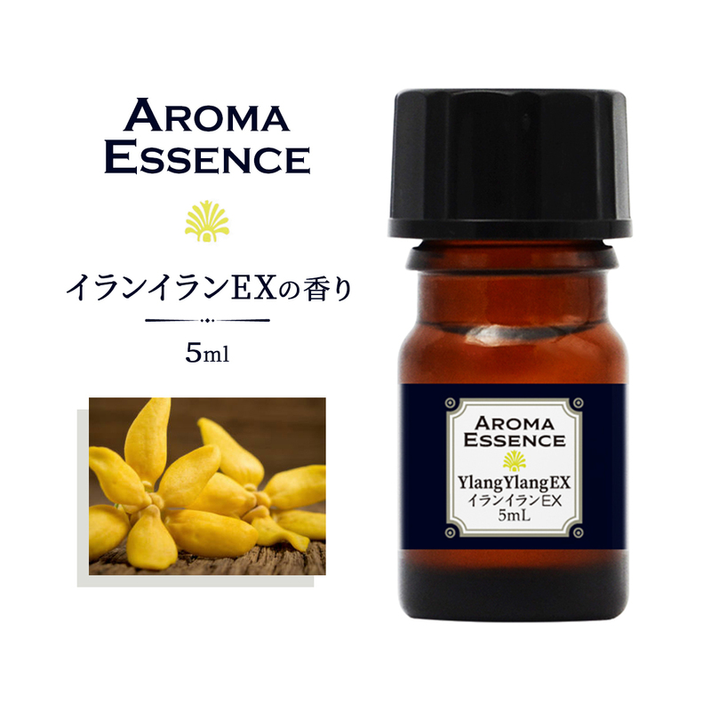 アロマオイル イランイランEX 5ml 香り アロマエッセンス 調合香料 芳香用 ルームフレグランス アロマポット リードディフューザー