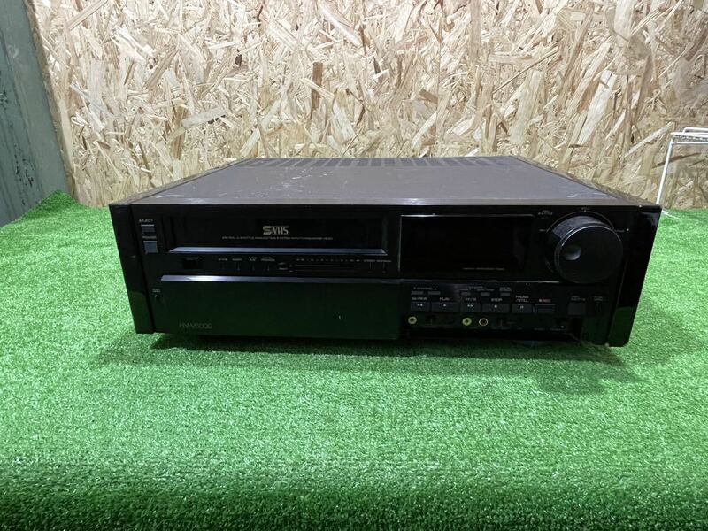 3B45 MITSUBISHI 三菱 HV-V5000 SVHSビデオデッキ プレーヤー レコーダー 通電OK 現状品