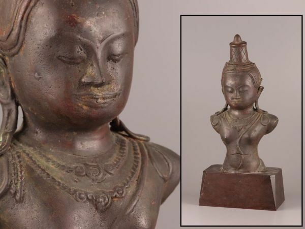 中国古玩 唐物 仏教美術 古銅造 仏像 時代物 極上品 初だし品 C4946