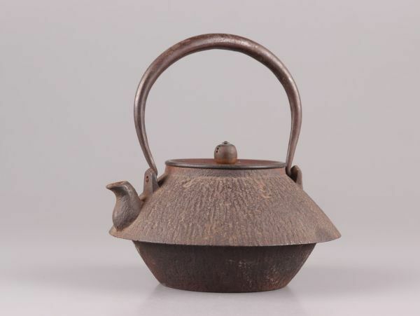 煎茶道具 銅製蓋 時代鉄瓶 時代物 極上品 初だし品 C5124