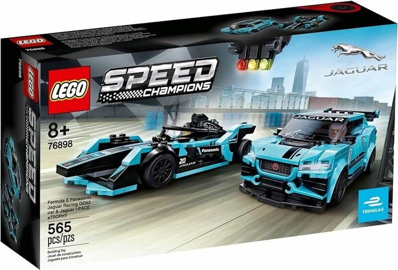 レゴ LEGO スピードチャンピオン フォーミュラE・パナソニック・ジャガーレーシング GEN2 ＆ ジャガー I-PACE eTROPHY 76898 国内正規品