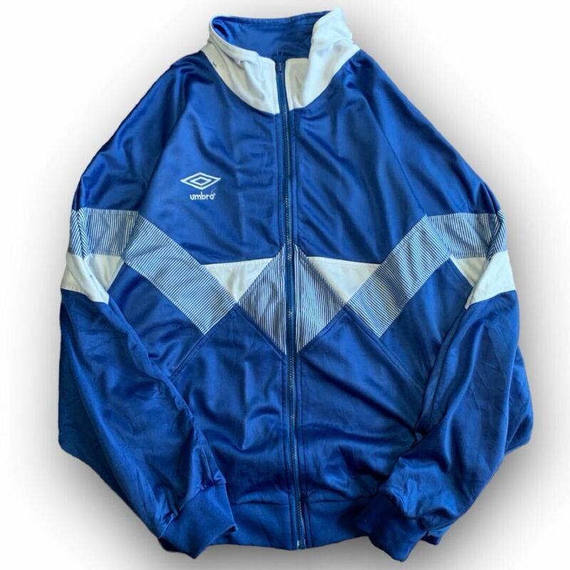 231028BRB44● 1990'S UMBRO TRUCK JACKET ビンテージ vintage アンブロ トラックジャケット ジャージ スポーツ ジップアップ ジャケット