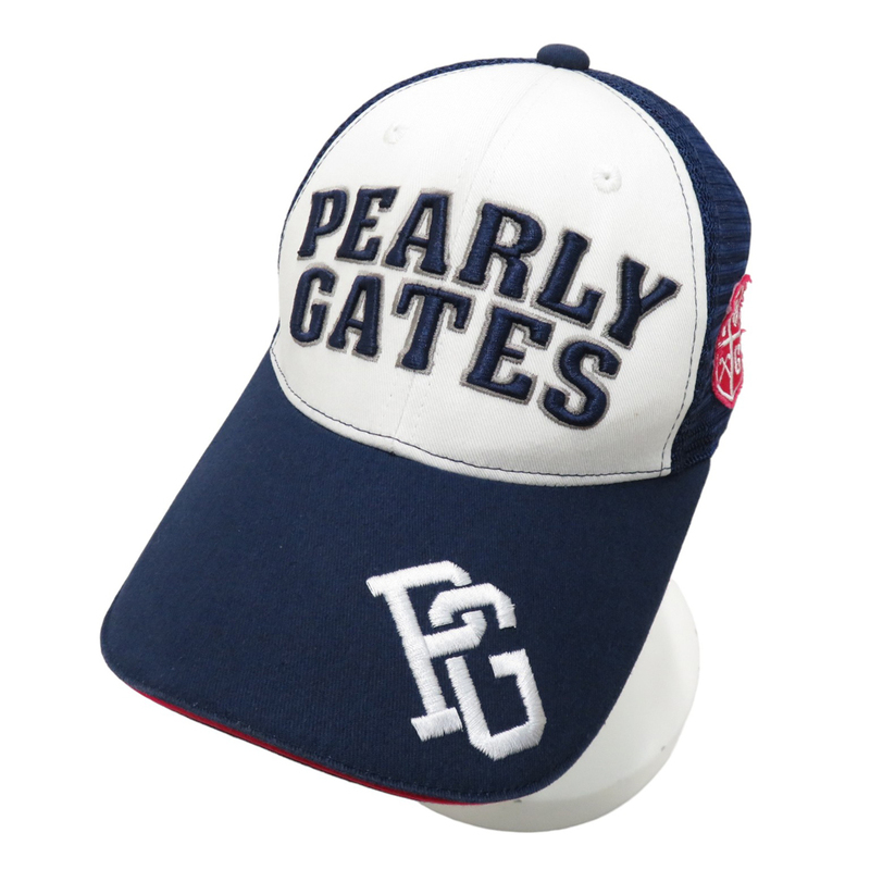 PEARLY GATES パーリーゲイツ メッシュキャップ ネイビー系 FR [240101035020] ゴルフウェア