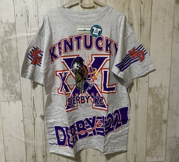 ケンタッキーダービー Tシャツ　1996年　Lサイズ/KENTUCKY DERBY/競馬/馬 半袖Tシャツ/未使用