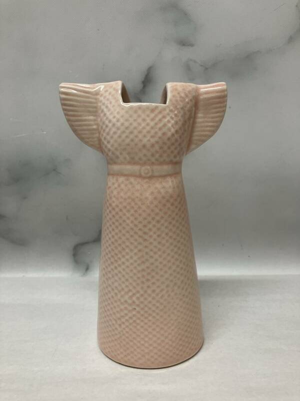 Lisa Larson リサラーソン ワードローブ ドレス ピンク 花瓶 花器 フラワーベース 陶器 置物 オブジェ