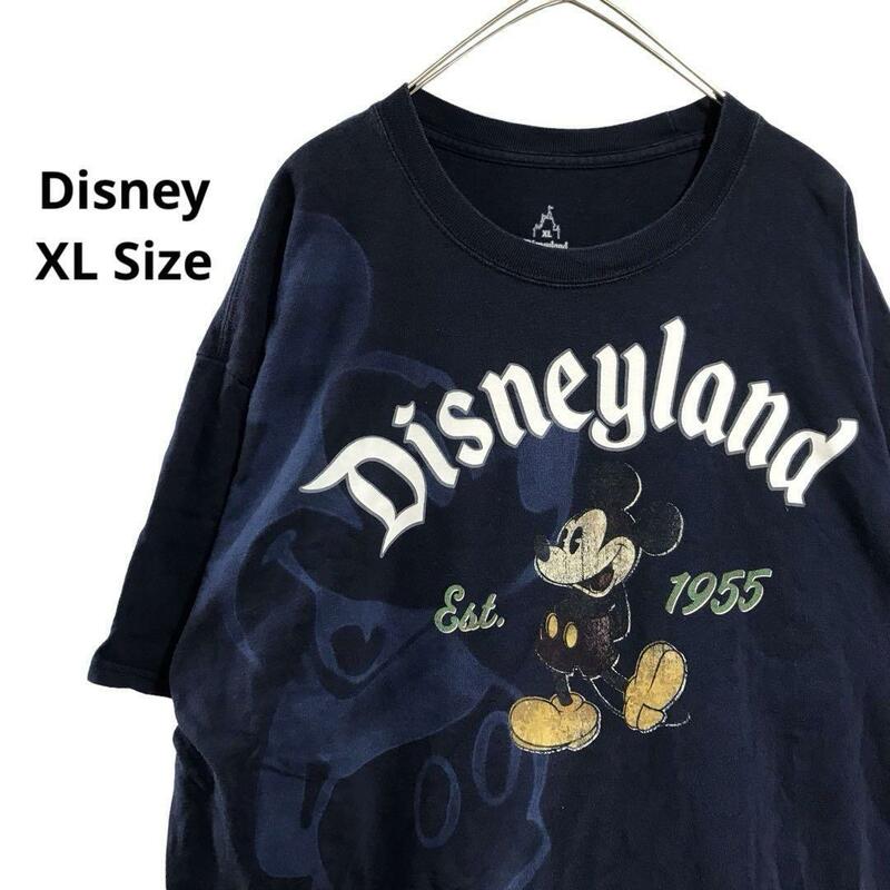 DisneyミッキーTシャツネイビーメンズXL 18