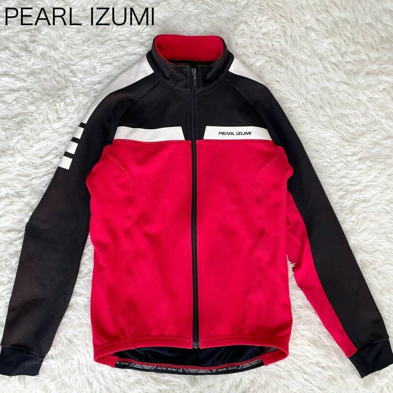 パールイズミ【美品】ウィンドブレークジャケット Lサイズ 自転車 Pearl Izumi ウィンドブレーク AIR ventilation