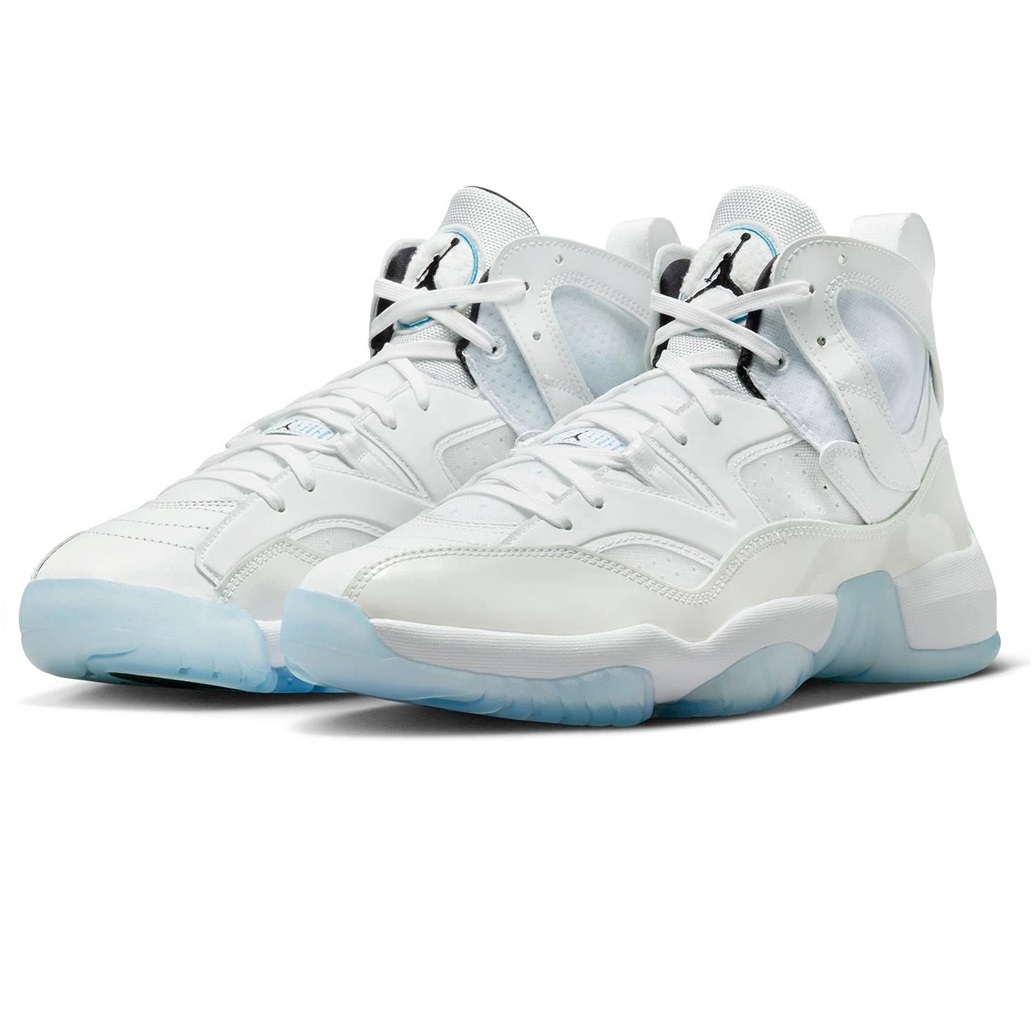 ☆NIKE JUMPMAN TWO TREY 白/白/黒/薄水 26.5cm ナイキ ジャンプマン ツー トレイ DO1925-104