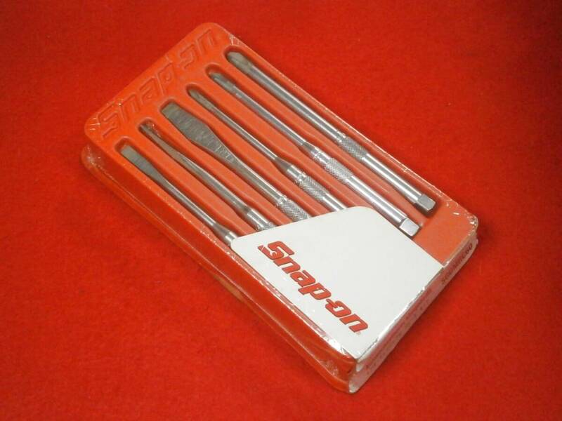 未使用 snap-on スナップオン ラチェットドライバー シャンク 6本セット 差し替え式 プラス マイナス ブレードセット SGDMRC60　廃盤品