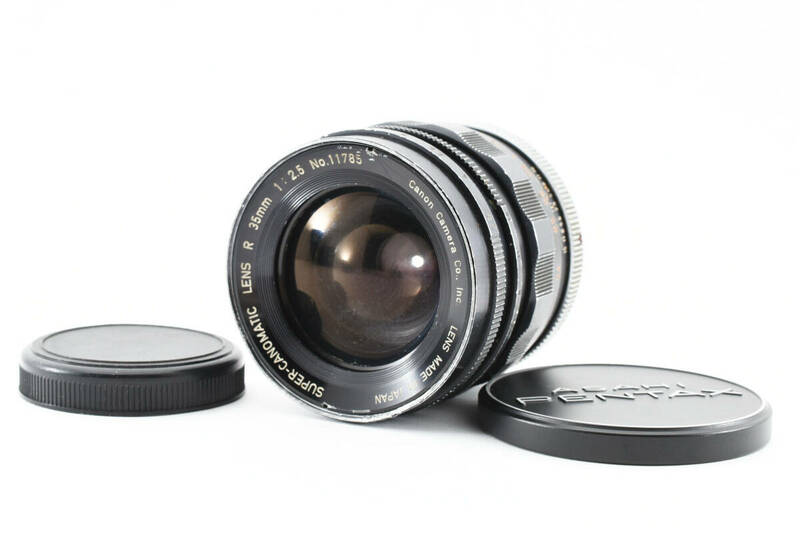 3110 【難あり品(ジャンク）】 Canon SUPER-CANOMATIC R 35mm f/2.5 for Canonflex R2000 キヤノン MF単焦点レンズ 0315
