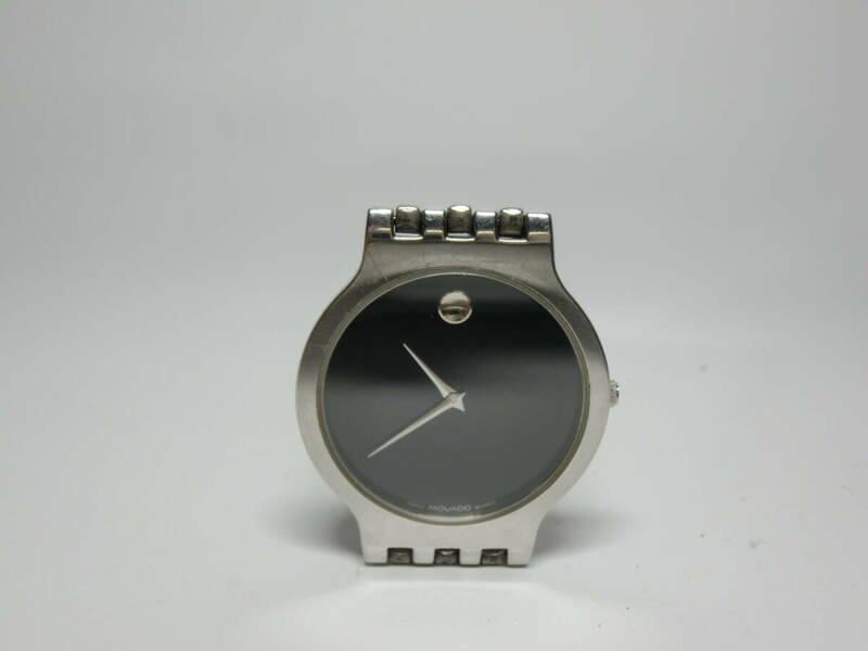 【№1100-O6006H】中古品：モバード Movado モバード 腕時計 クオーツ ブルー 84.19.861/1.4 ユニセックス　作動確認