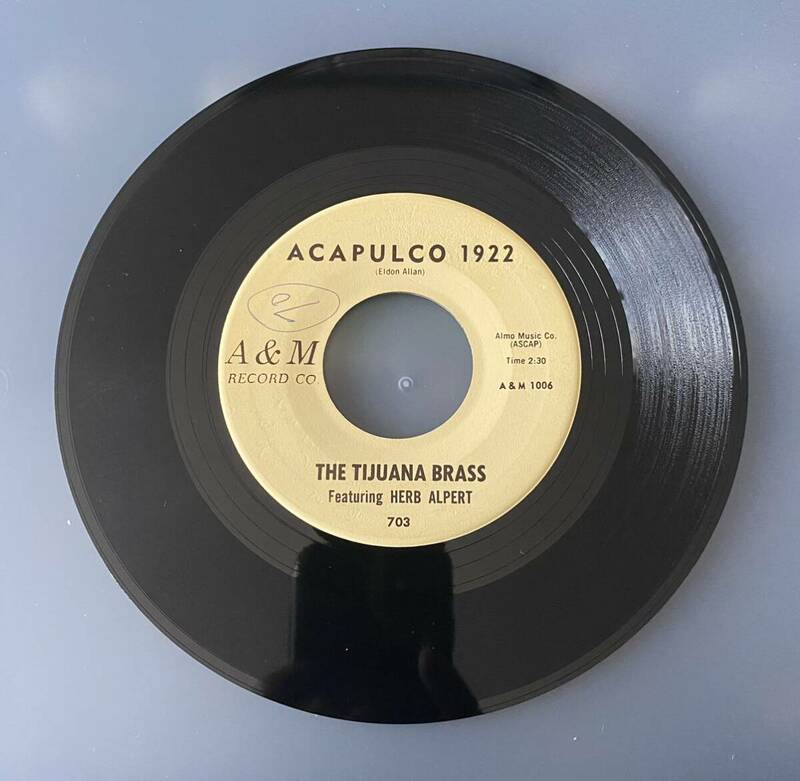 HERB ALPERT & TIJUANA BRASS ＊ THE LONELY BULL / ACAPULCO 1922 米盤