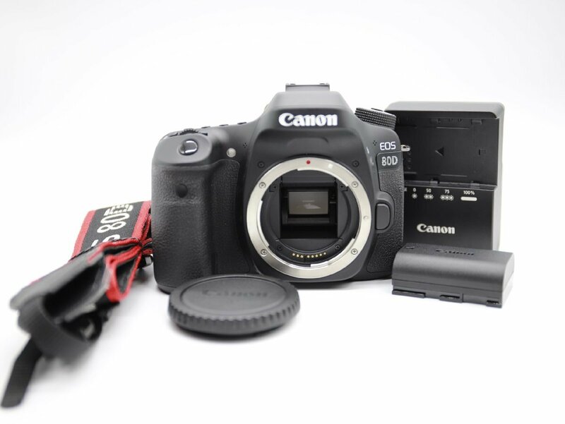 【ほぼ新品】 Canon デジタル一眼レフカメラ EOS 80D ボディ