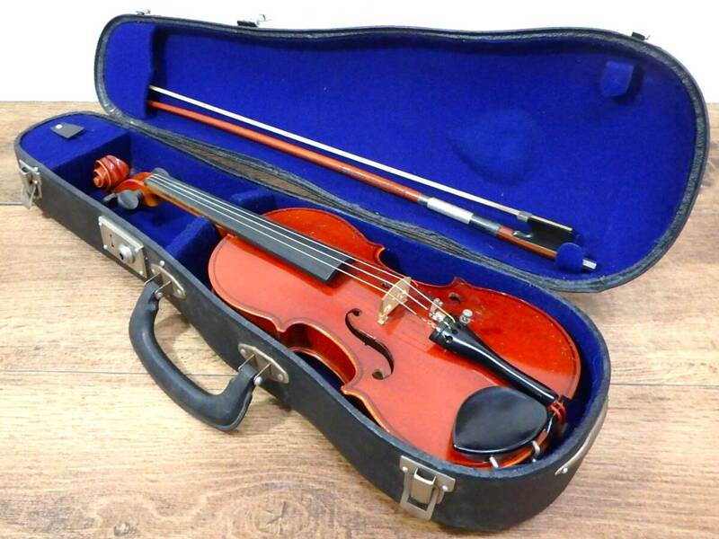 SUZUKI/スズキ ヴァイオリン No.102 1/8サイズ 1970 バイオリン 弓/ハードケース付き 楽器/弦楽器 現状品/音出し未確認 『ZG014』