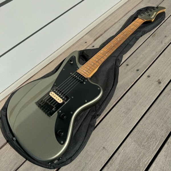 メンテナンス済 FERNANDES JG-55 ジャガータイプ ハードテイル フェルナンデス エレキギター 日本製 純正ソフトケース付