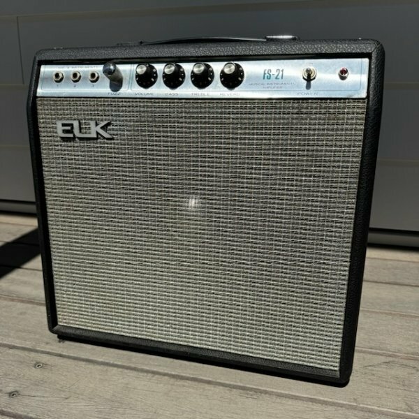 貴重 状態良好 ELK FS-21 1960's Japan Vintageトランジスタ ギター用コンボアンプ REVERB FUZZ 搭載 エルク ジャパンヴィンテージ