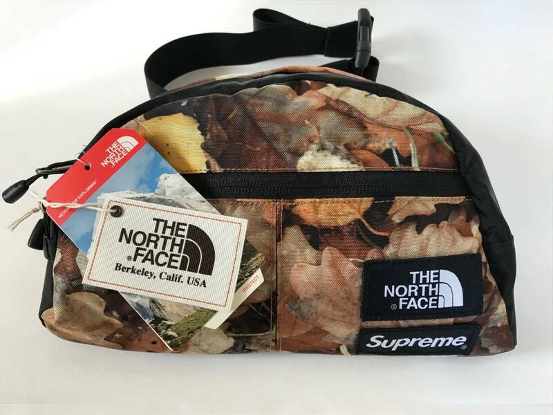 新品未使用 Supreme The North Face Roo Ⅱ Lumbar Pack leaves Waist Bag box logo シュプリーム ノースフェイス ウエストバッグ 葉