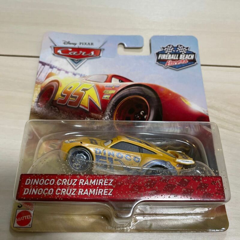 マテル カーズ ダイナコ クルーズ ラミレス DINOCO CRUZ RAMIREZ 51 ミニカー キャラクターカー MATTEL CARS ファイアー ボール ビーチ