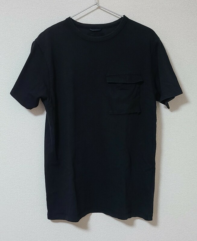 ★21ss 定1.4万 junhashimoto CU11 CARGO POCKET T ポケットT Tシャツ ジュンハシモト akm wjk 1piu1uguale3 サイズ3(M)中古★ジャンク扱い