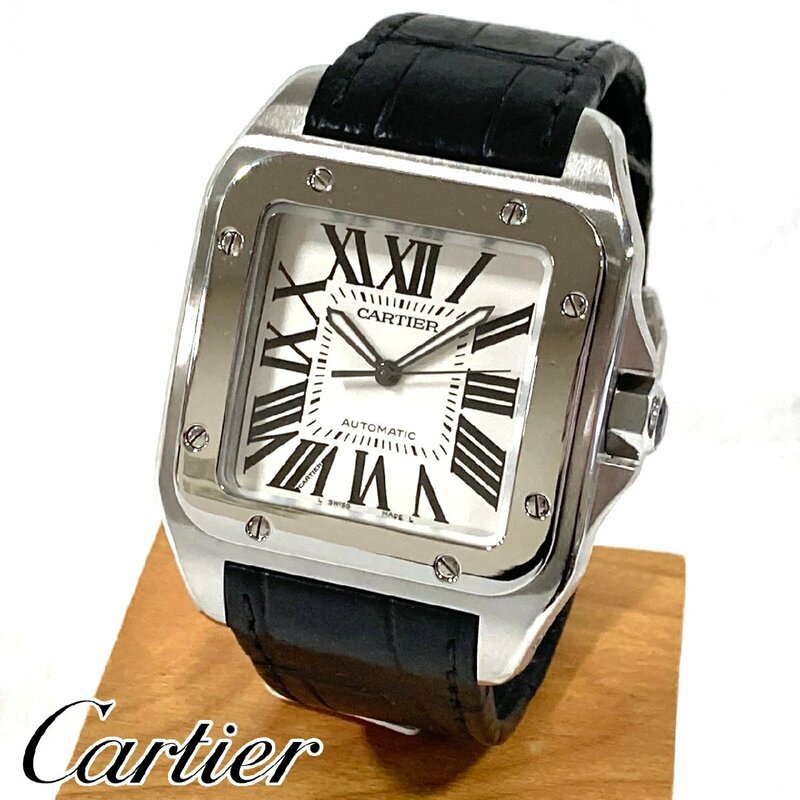 Cartier/カルティエ サントス100 LM 腕時計 W20073X8 新品研磨済