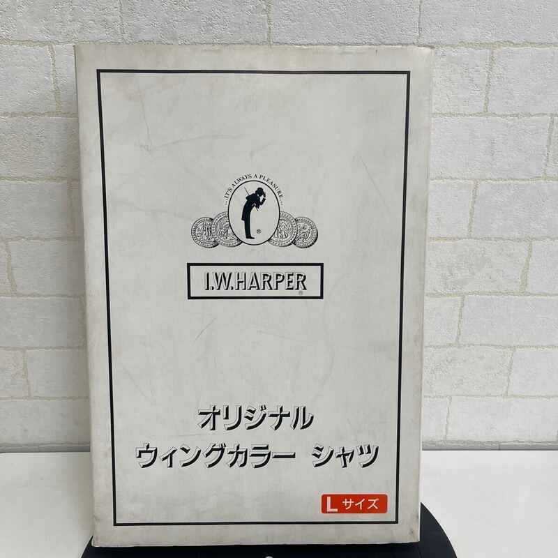 Y327. 3. ★IWハーパー I.W.HARPER オリジナル（ＷＣ）ウィングカラーシャツ. Lサイズ　ホワイト　未使用　保管品