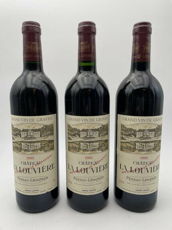 Chateau la Louviere 1995 3bottles / シャトー ラ ルーヴィエール 1995 3本セット N2