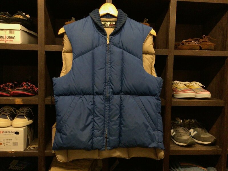 70’S 80’S MADE IN USA TEMPCO GOOSE DOWN VEST SIZE M TALON ZIP アメリカ製 テンプコ グース ダウン ベスト タロンジップ ビンテージ