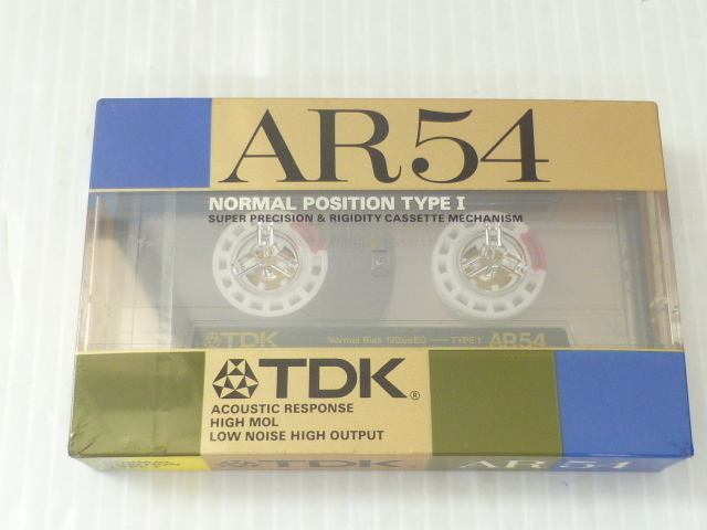 【34842】◆オーディオ カセットテープ TDK AR54 ノーマルポジション TYPEⅠ 新品 現状品◆