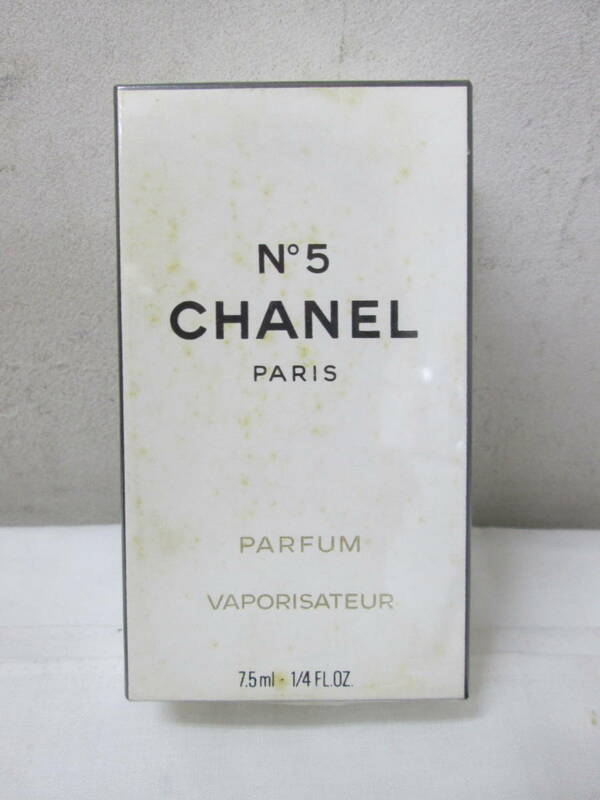 (91)♪CHANEL シャネル No.5 PARFUM パルファム 香水 VAPORISATEUR ヴァポリザター 7.5ml 未開封