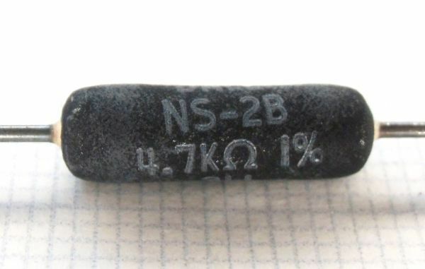 [単品] NS-2B 4.7kΩ Vishay Dale 無誘導巻線抵抗