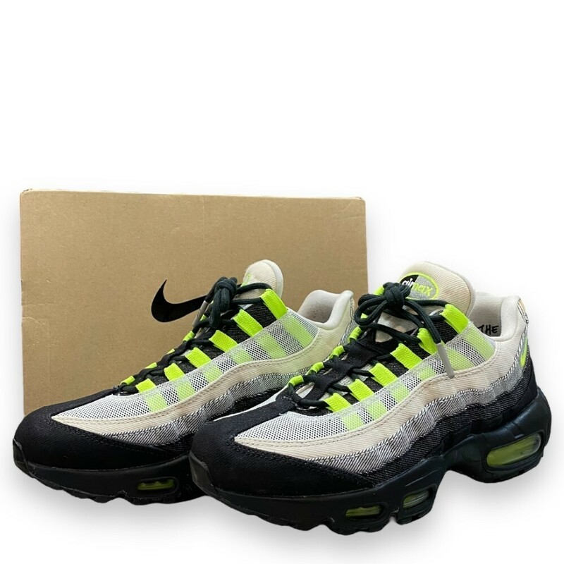 25.5cm NIKE × DENHAM AIR MAX 95 DNHM VOLT スニーカー イエロー DD9519-001 ナイキ デンハム エアマックス95