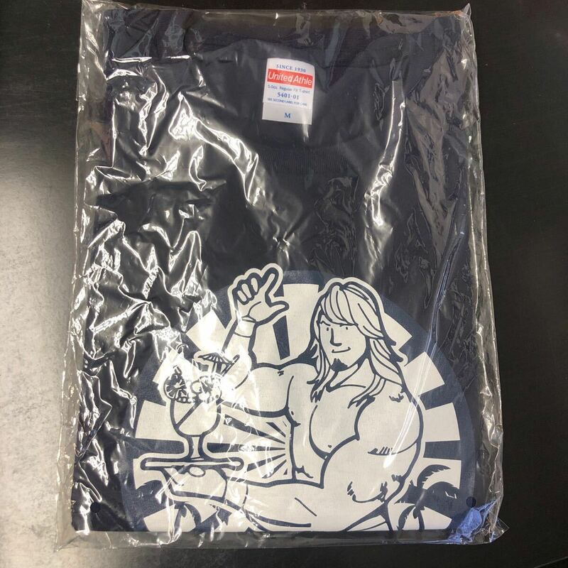 新日本プロレス 真夏のライオンキッチン 棚橋弘至 Tシャツ　Mサイズ　未開封