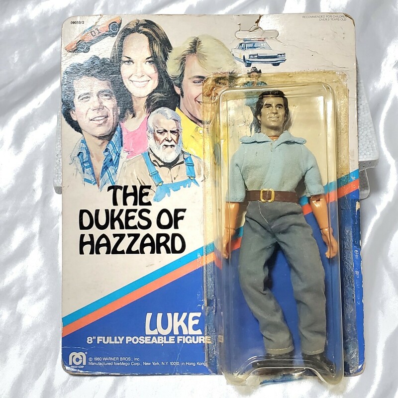 即決1980年 放送当時物 MEGO THE DUKES OF HAZZARD 爆発!デューク 8インチ LUKE フィギュア メゴ Bo DuKe