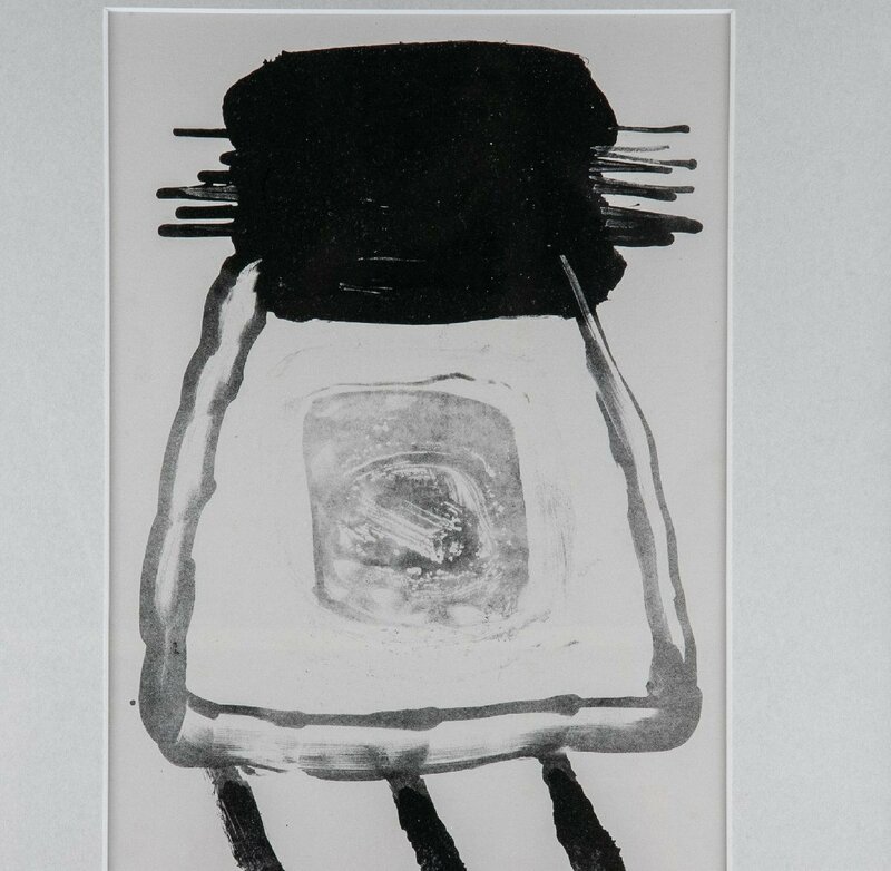 【絵画】 菅井汲 (すがいくみ) 偶然6 リトグラフ 1962年 10/10 額装 D252 古美術 骨董 古玩 インテリア 現代アート