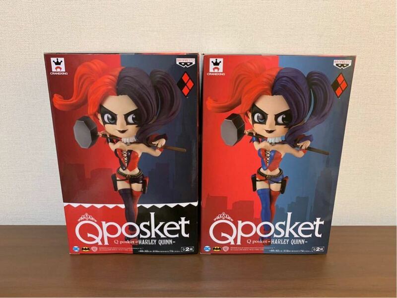 DC Comics Q posket HARLEY QUINN ハーレイ・クイン 2種セット